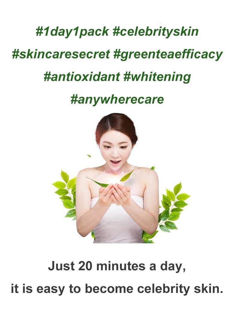 Farmstay Korean Greentea Seed Hydration Facial Mask Sheet(Pack of 10) 5