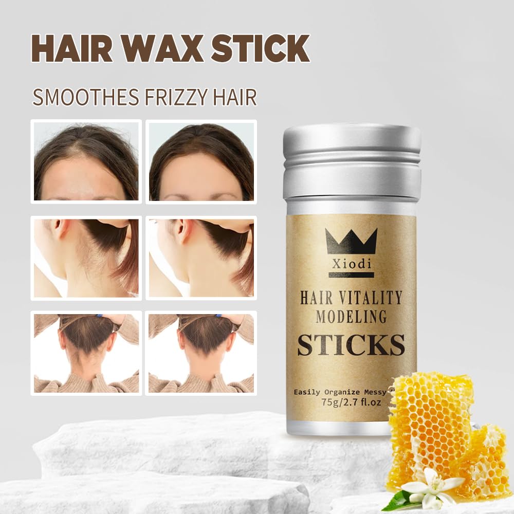 2X Hair Edge Control Hair Wax Stick | 75g Each | Natural Styling for Relaxed & Natural Hair 4