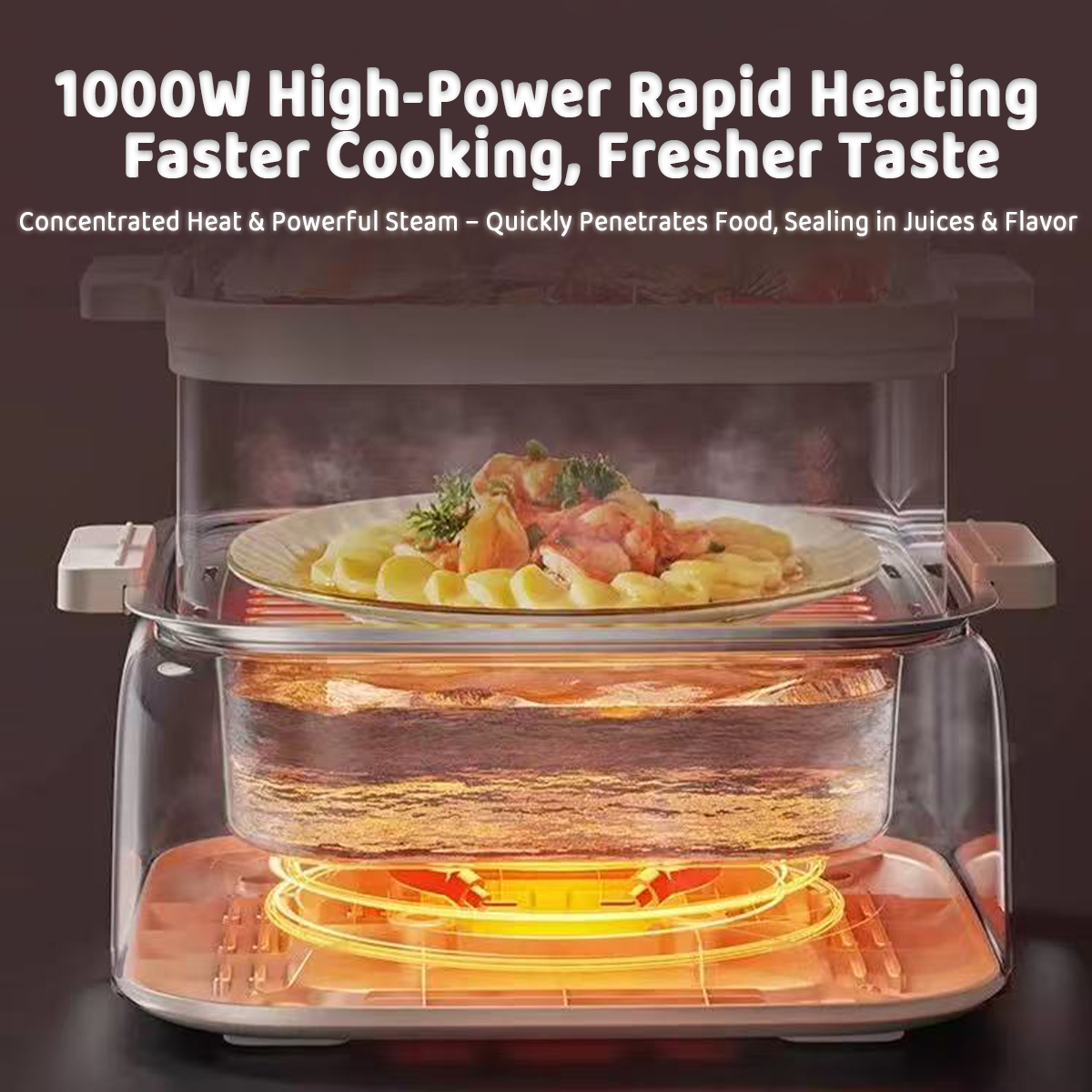 Hoper Layer Multifunctional Three-layer Stainless Steel Steamer AU Modeal 5