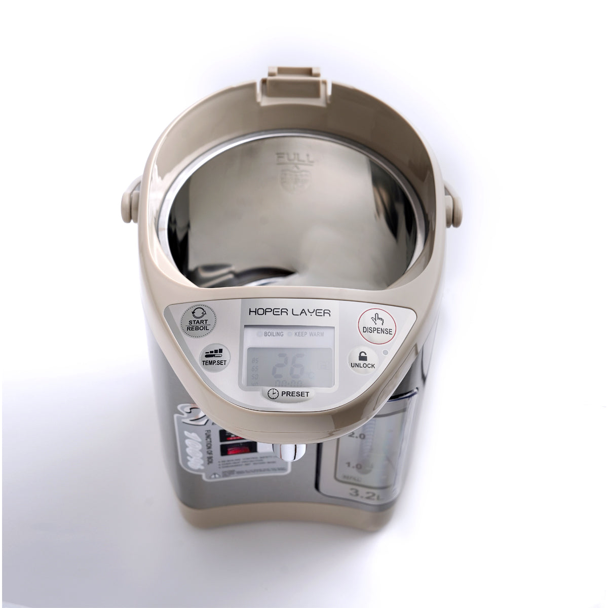 Hoper Layer 3.2L Electric Hot Water Dispenser LED Display AU Model with SAA Certification 9