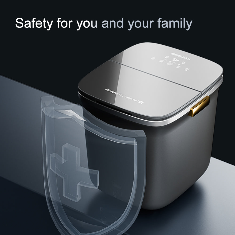 Hoper Layer Foot SPA Airbag Squeezing Foot Bath Massager Dry and Wet Dual-use QN-01 6