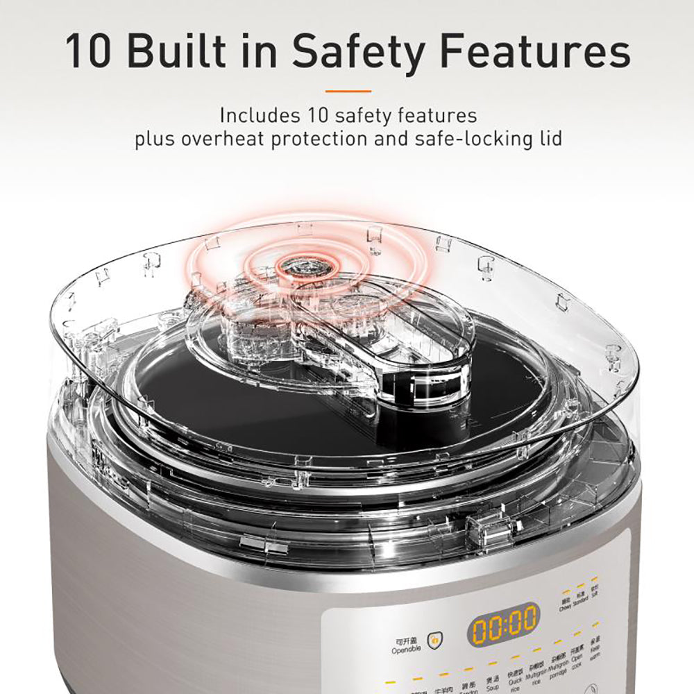 Joyoung Induction Heating Pressure Cooker 5L Double Liner Pot AU Version 5
