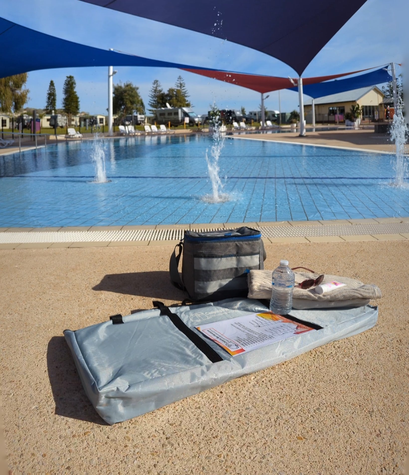 Alfresco 1.8m x 1.8m Recycled Poly Camping Mat 6