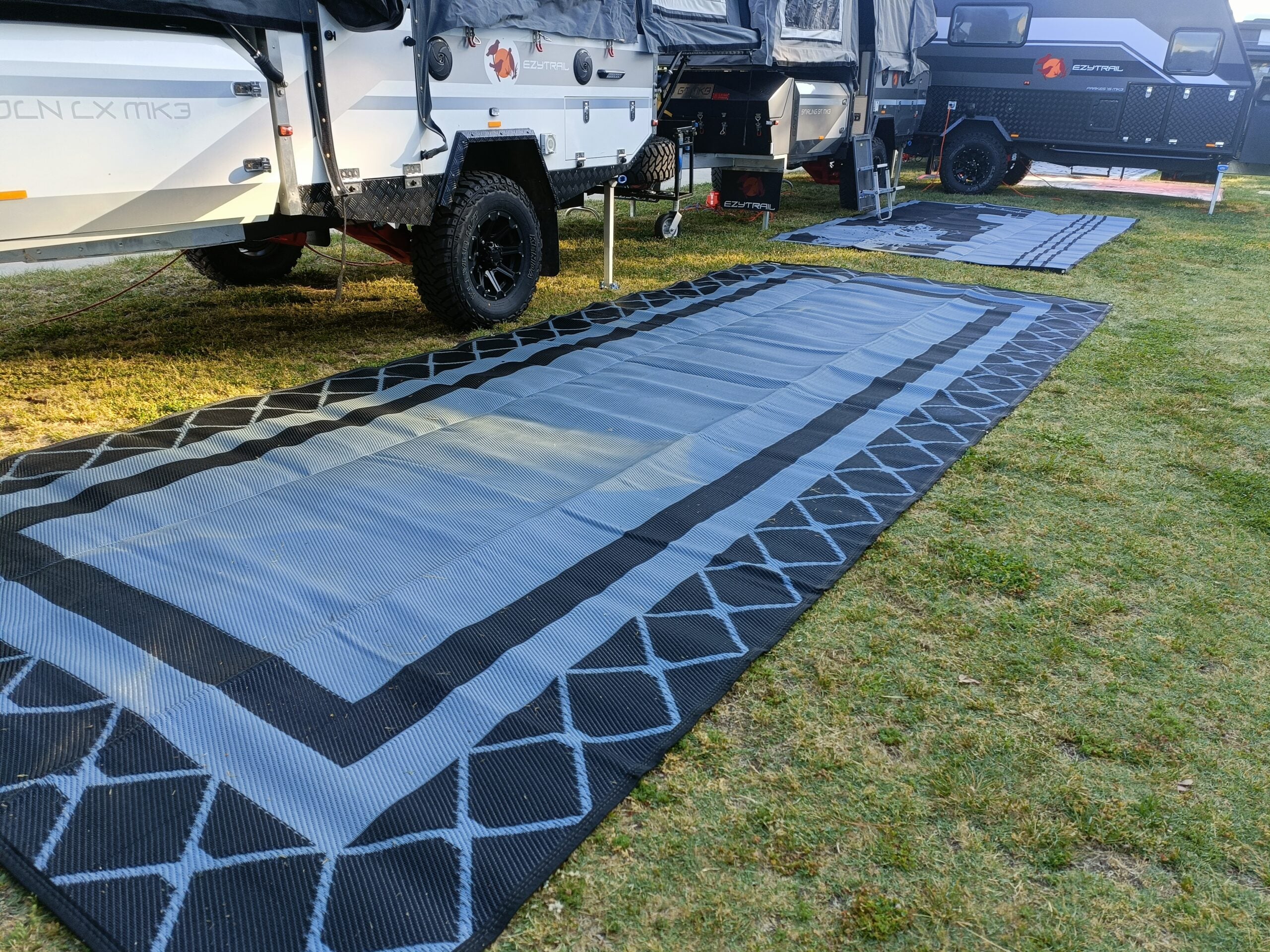 Alfresco 3m x 1.8m recycled poly mat 4
