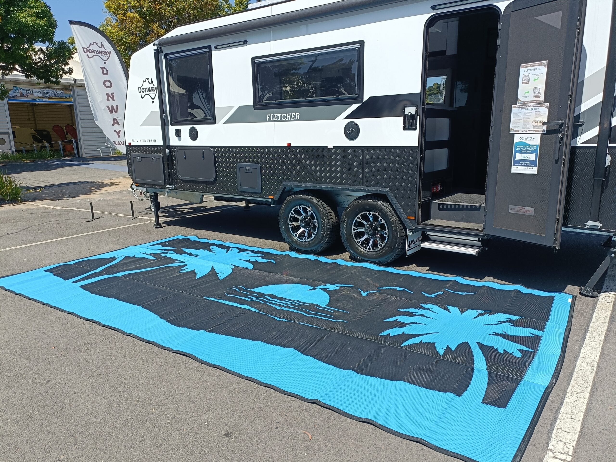 Coast 6m x 2.4m recycled poly mat 4