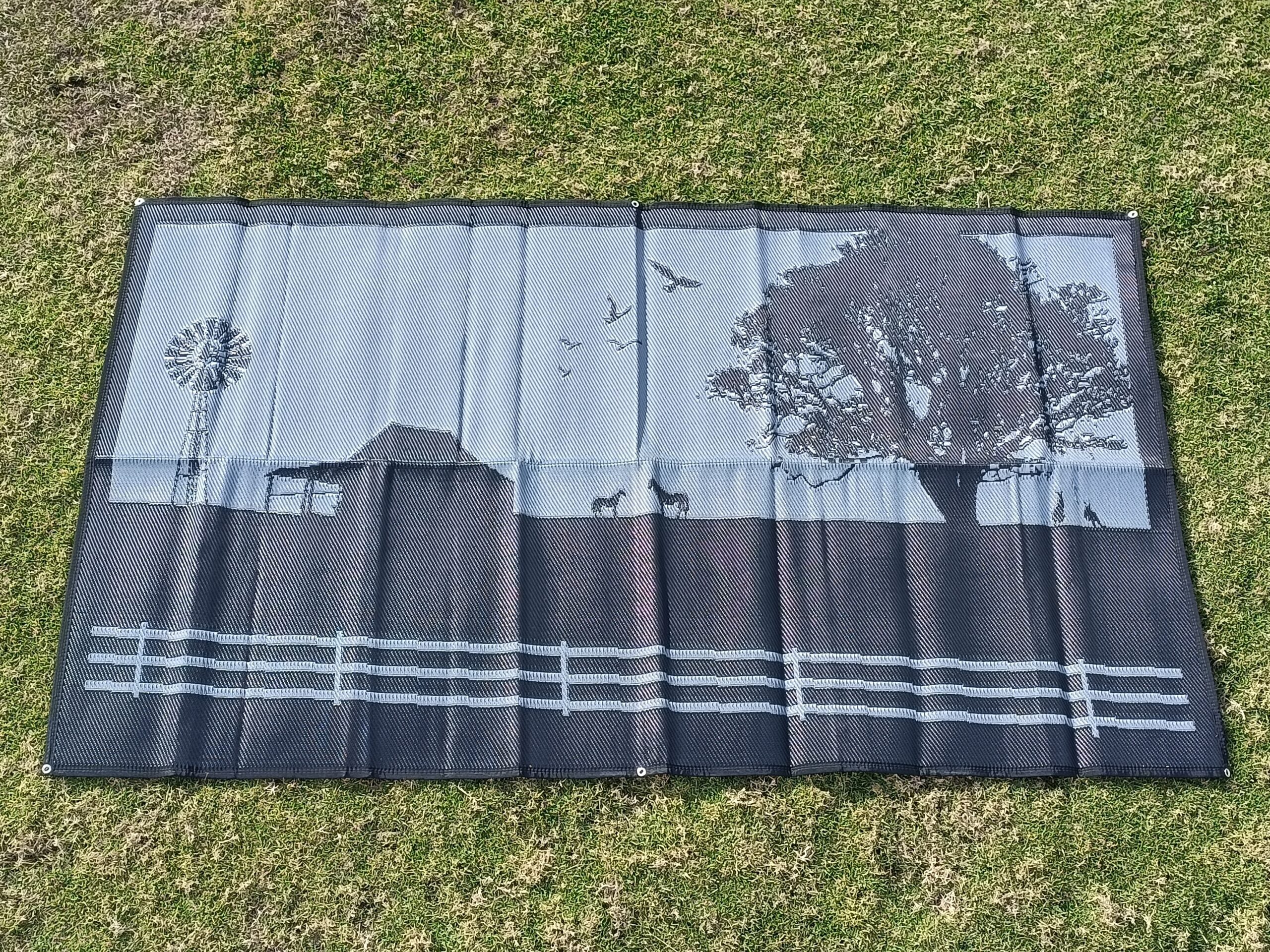 Country Grey 3m x 1.8m recycled mat 5