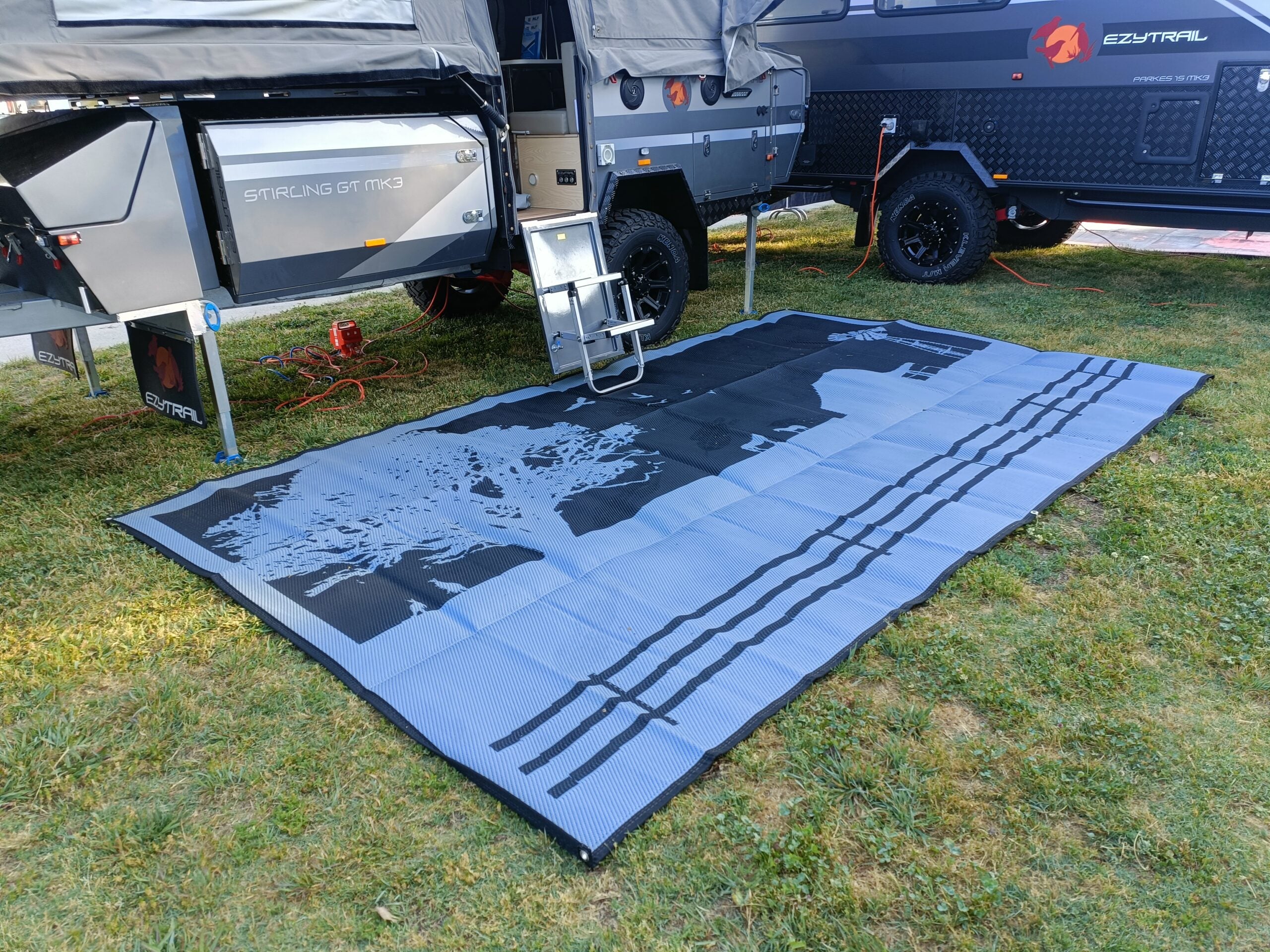 Country Grey 3m x 1.8m recycled mat 6