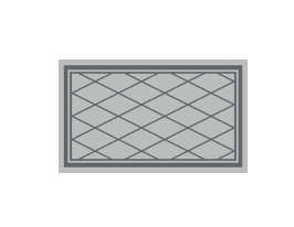 Diamond 3m x 1.8m recycled poly mat 4