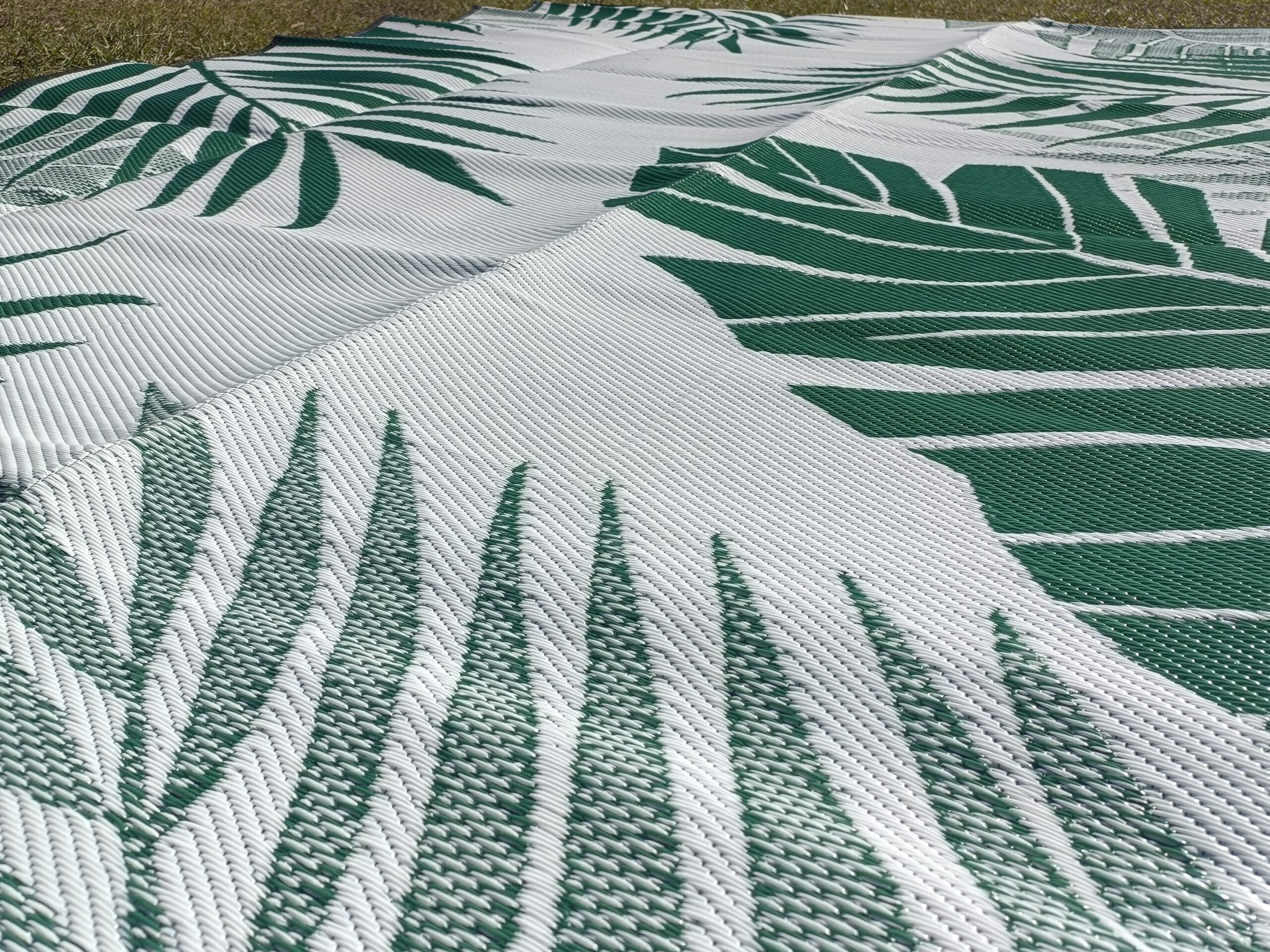 Tropical 3m x 1.8m recycled poly mat 8