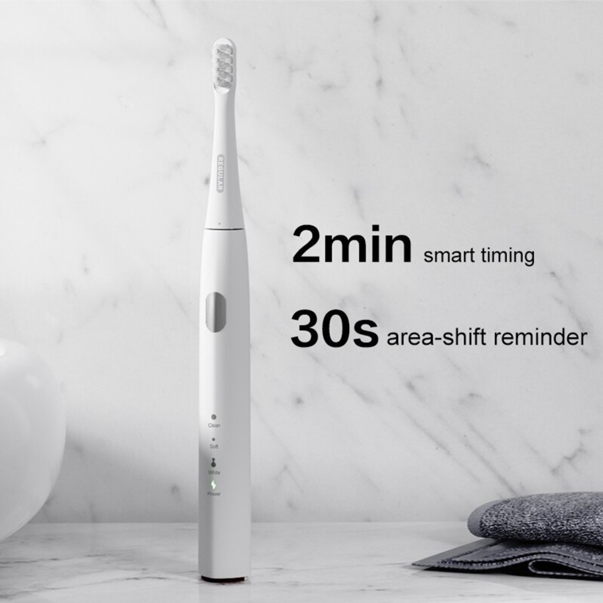 DR.BEI Sonic Electric Toothbrush GY1 White 4