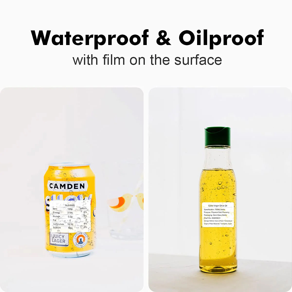 Niimbot Kitchen Label Stickers Low Temperature Frozen Label Paper 40*30mm 230pcs For B21/B3S/B1 3
