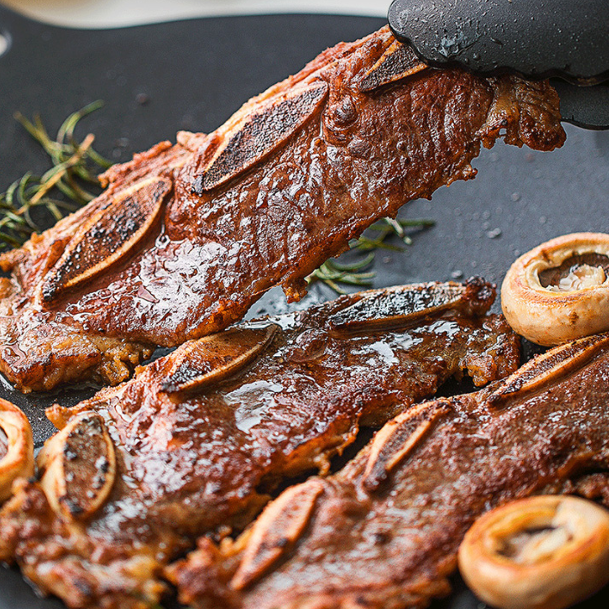 BUYDEEM Grill Pan Nonstick 36cm Round BBQ Griddle Indoor or Outdoor Cooking 8