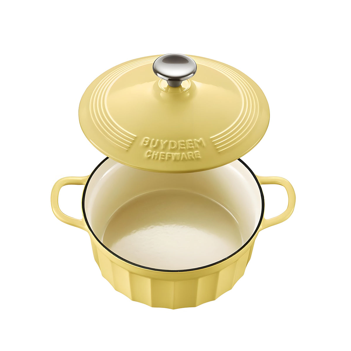 BUYDEEM CP521 Enameled Cast-Iron Dutch Oven 5