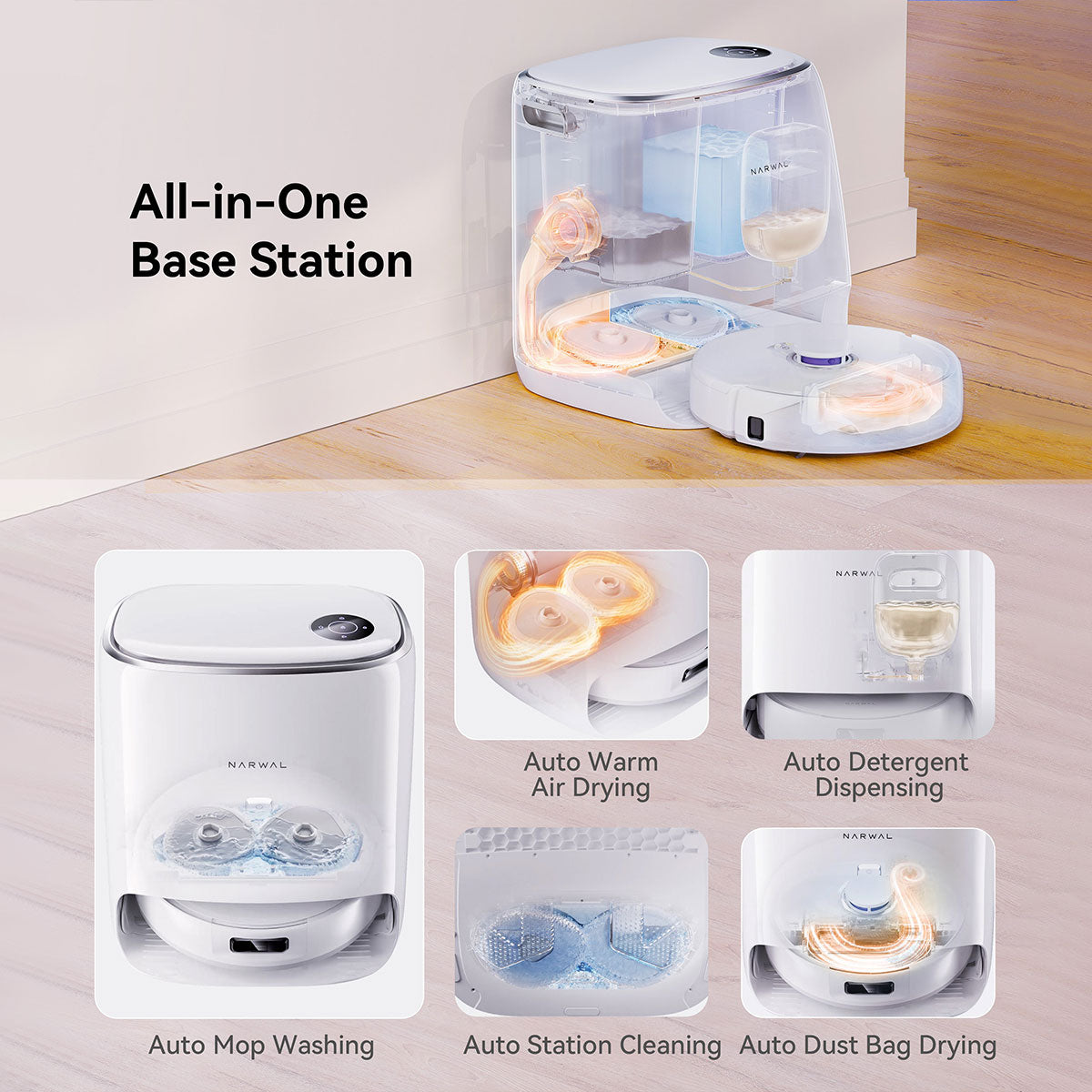 Narwal Freo X Ultra Robotic Vacuum and Mop Cleaner with Auto Washing and Self Empty 2.0 4
