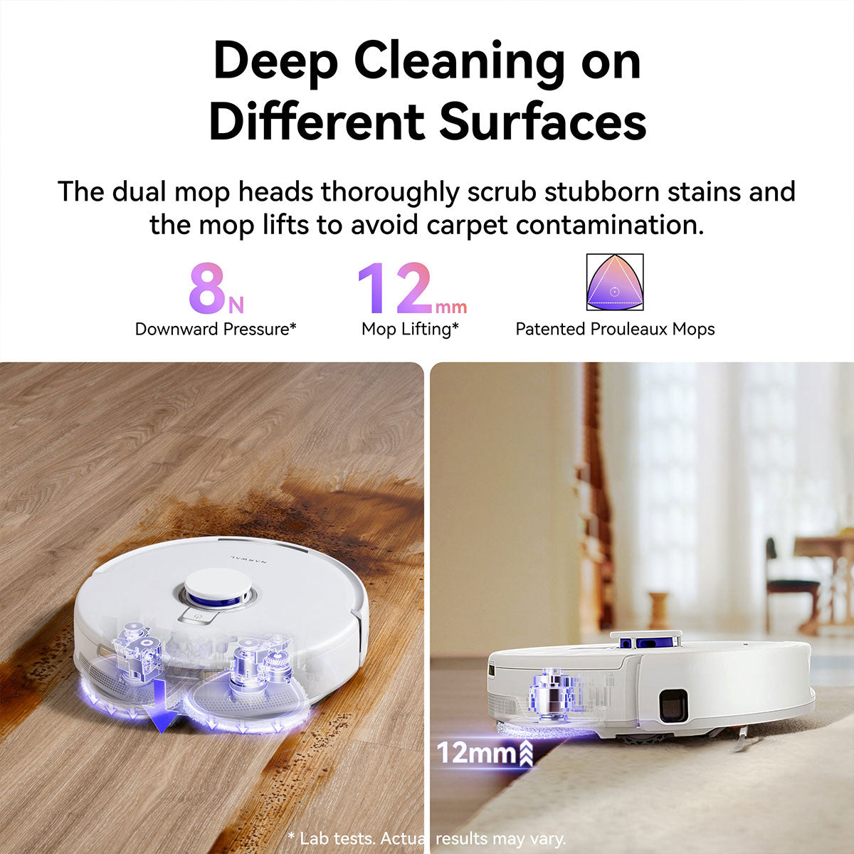 Narwal Freo Z10 Robotic Vacuum and Mop Cleaner - Covers Every Angle Without Any Tangles 3