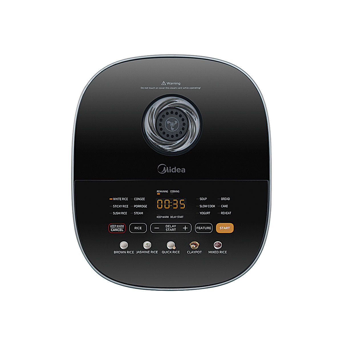Midea 5L Rice Cooker Non-Stick Multi-functionality 24-Hour Auto Keep Warm 9