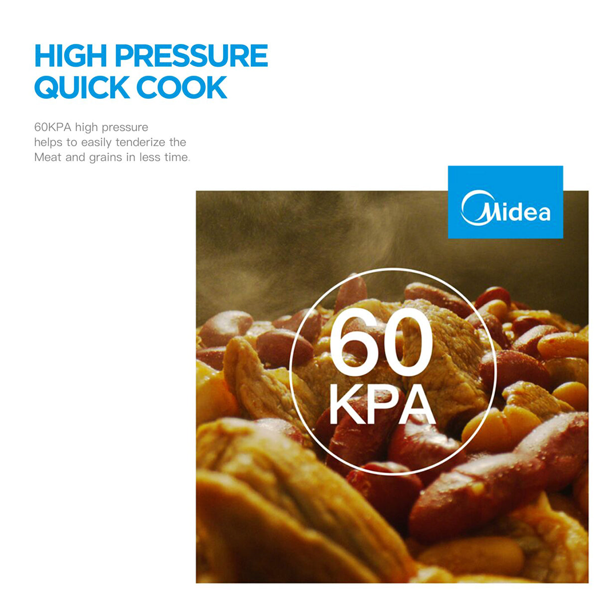 Midea 5.7L 12 Programs Pressure Cooker 6