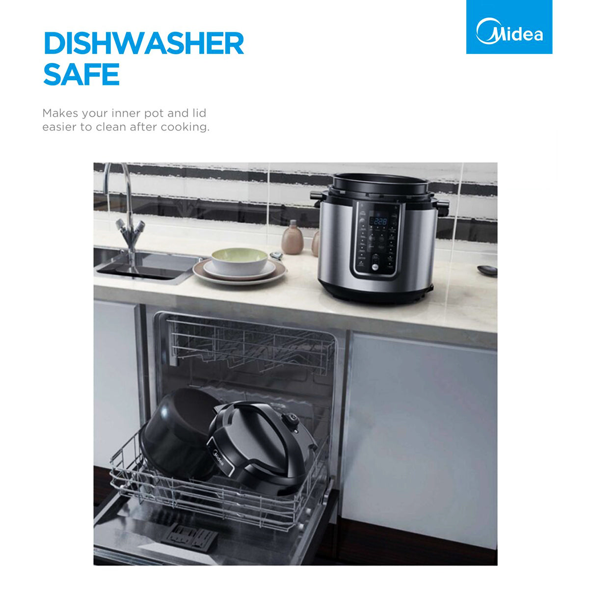 Midea 5.7L 12 Programs Pressure Cooker 10