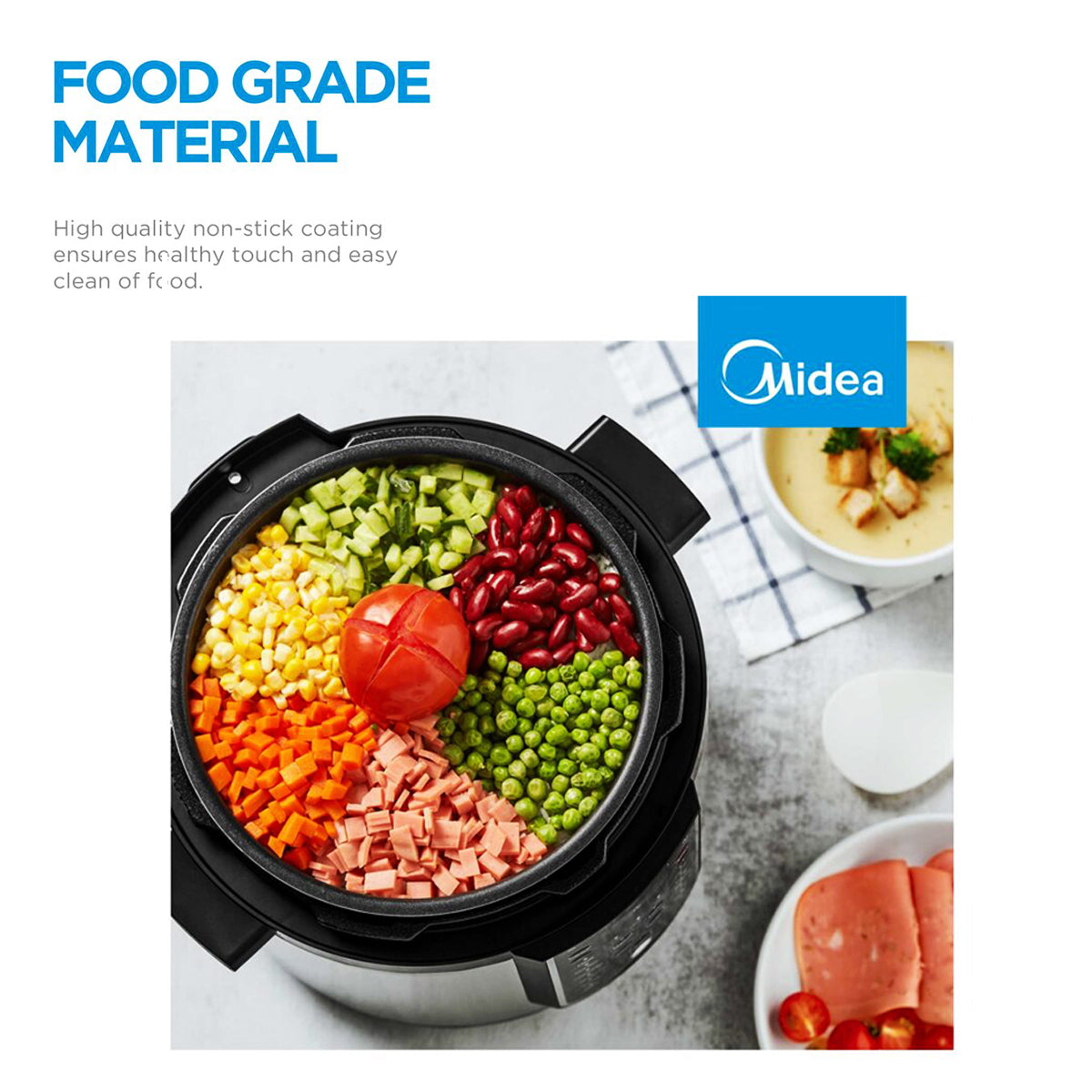 Midea 5.7L 12 Programs Pressure Cooker 11