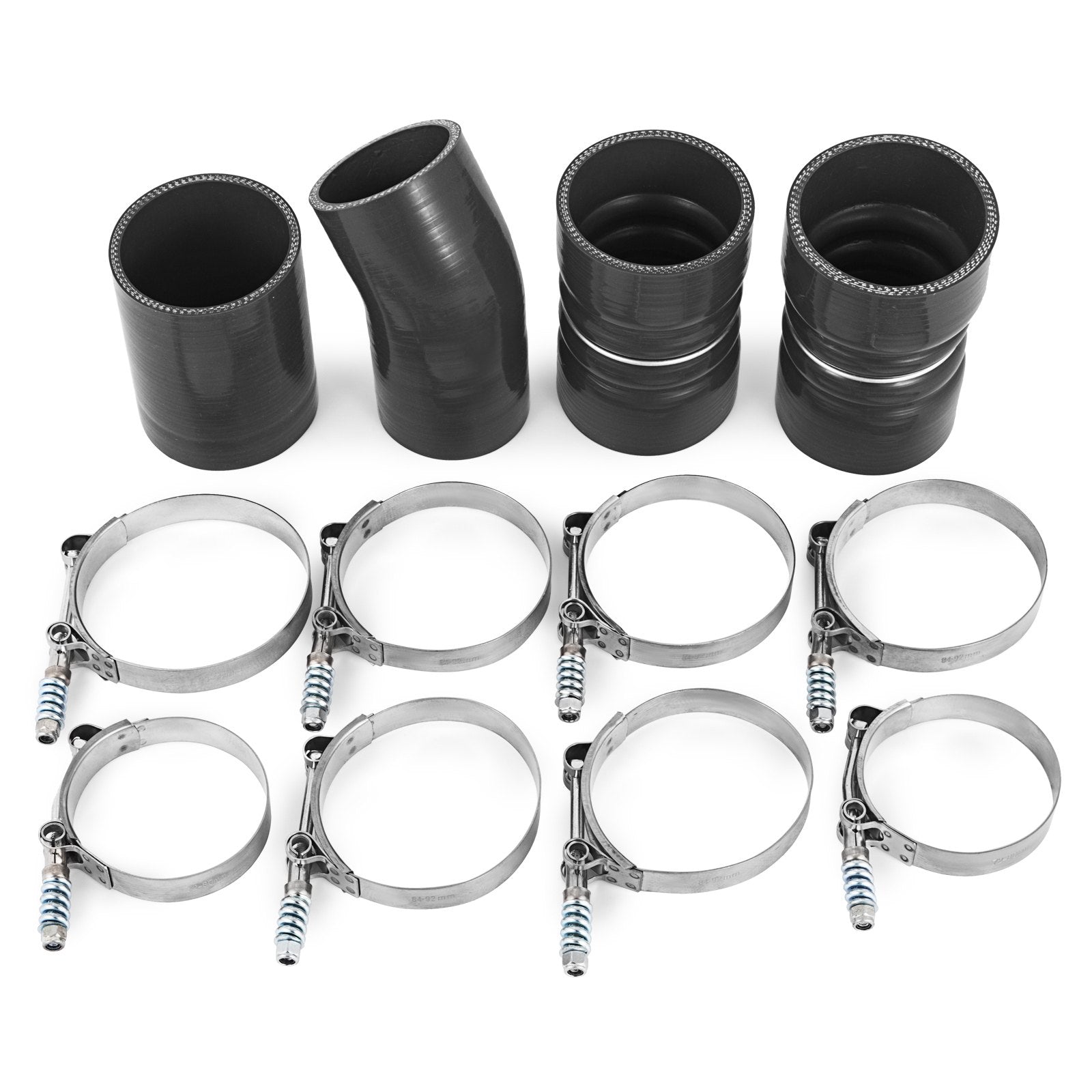 Fit Ford 03-07 6.0L V8 Powerstroke Diesel Turbo Intercooler Pipe and Boot Kit 7
