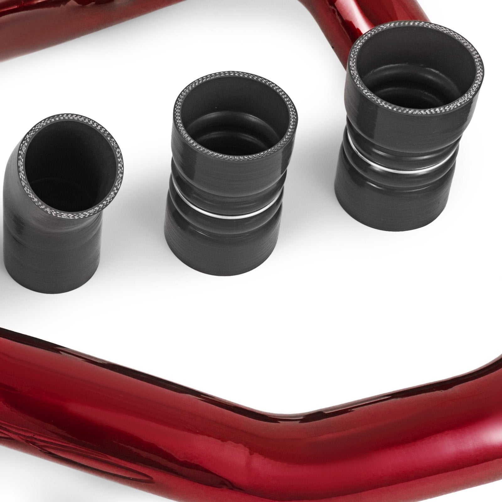 Fit Ford 03-07 6.0L V8 Powerstroke Diesel Turbo Intercooler Pipe and Boot Kit 10