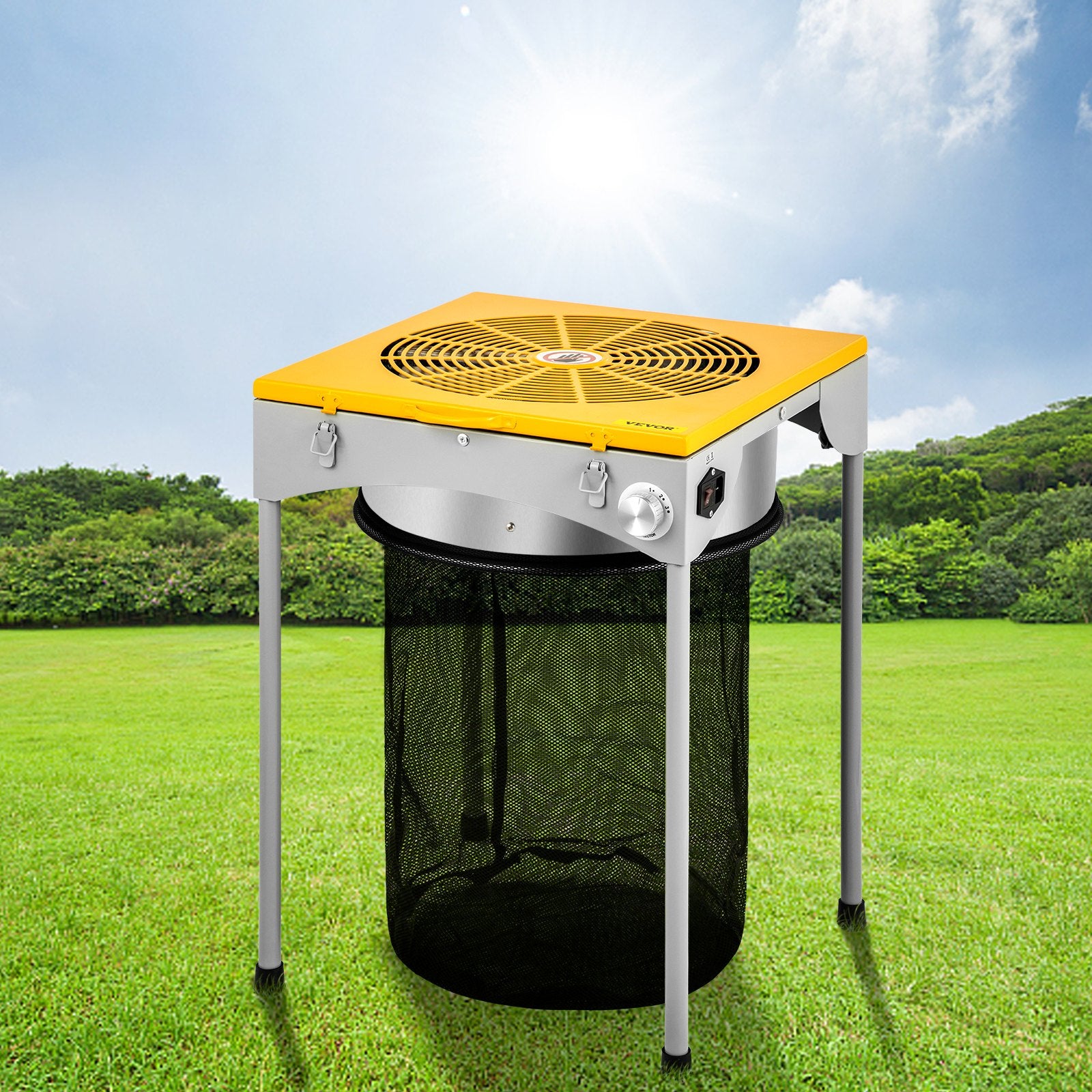 VEVOR Automatic Bud Trimmer, 18" Electric Trimmer, Stainless Steel Leaf Bud Automatic Hydroponic with High-Speed Blade Trim, Three Speed Strong Durable Bud Trimmer Leaves Fall into Included Bag 8