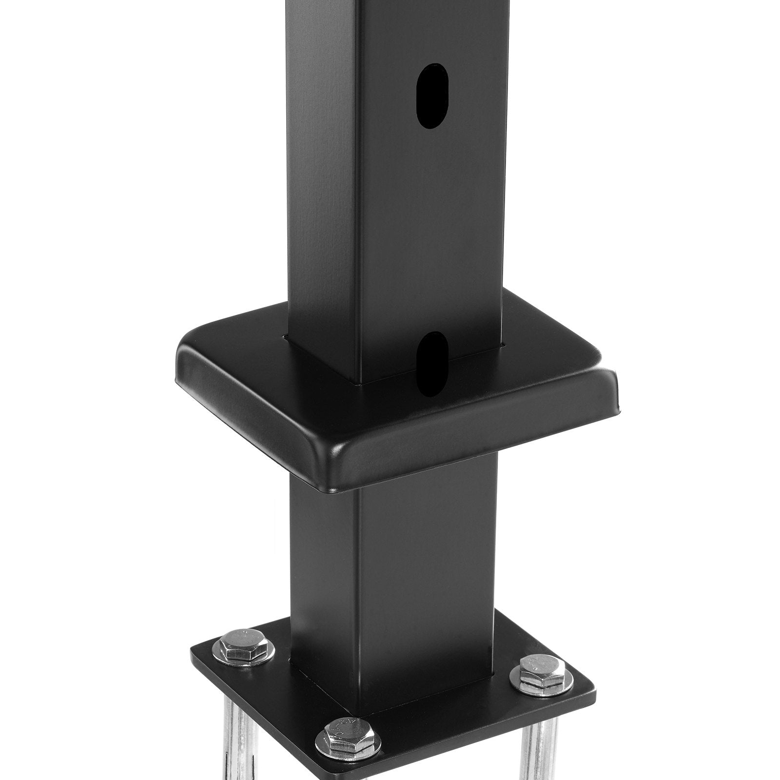 VEVOR Cable Railing Post, 42" x 1" x 2" Steel Angled Hole Stair Railing Post