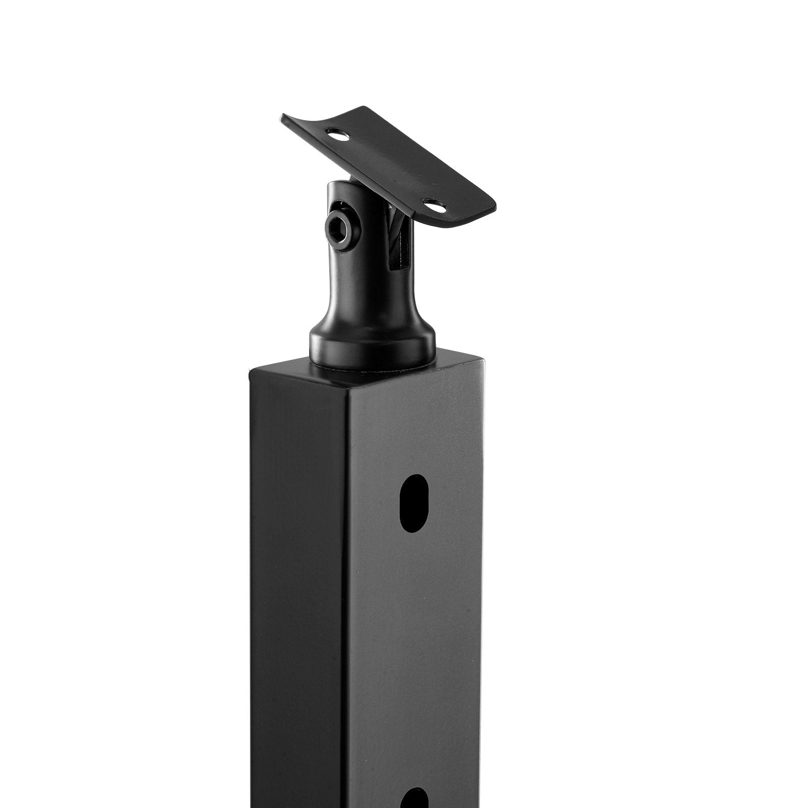 VEVOR Cable Railing Post, 42" x 1" x 2" Steel Angled Hole Stair Railing Post 8