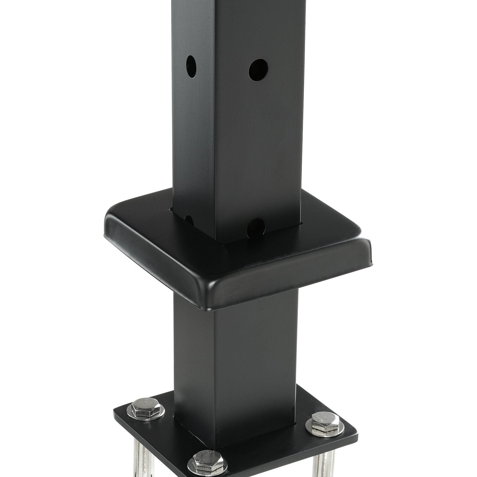 VEVOR Cable Railing Post, 36" x 1" x 2" Steel L-Shaped Hole Corner Railing Post 9
