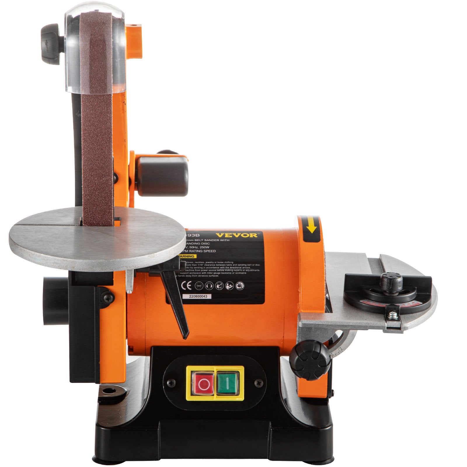 VEVOR Belt Sander 300W Grinder Sander 1 x 30 Inch Electric Belt & Disc Sander 2950 RPM Variable Speed (300W) 9