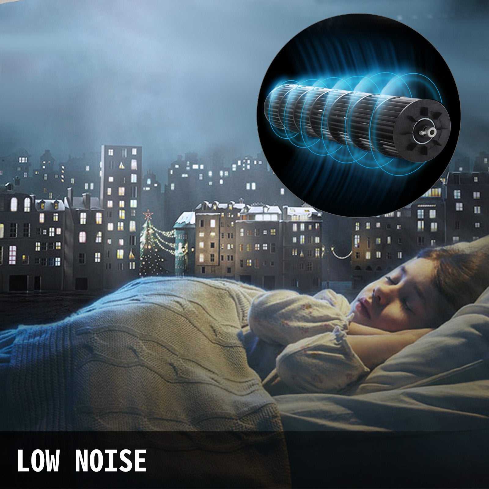 Vevor Air Curtain Door Air Curtain, 3 Adjustable Speeds 60-Inch Air Curtain Commercial 5