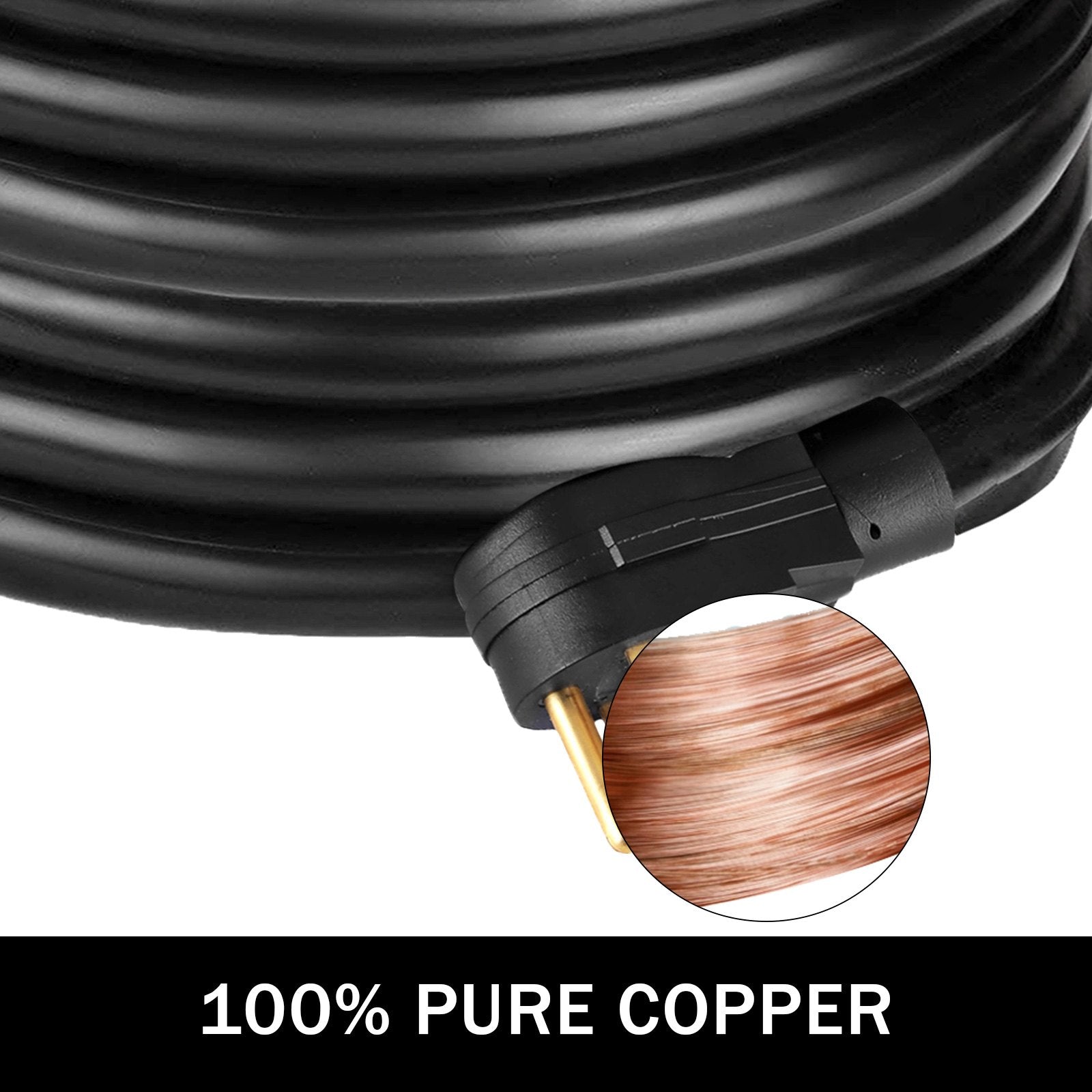 VEVOR 50Ft 50 Amp RV Power Cord Durable Heavy Duty RV Extension Cord Copper Wire RV Cord Power Supply Cable for Trailer Motorhome Camper 4