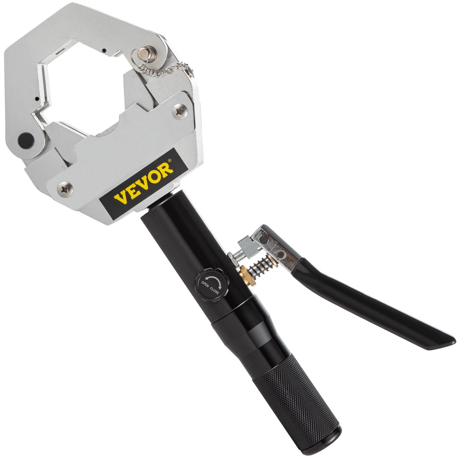 VEVOR Hydraulic Hose Crimper Hydra-Krimp 71500,Manual AC Hose Crimper Kit Air Conditioning Repaire Handheld,Hydraulic Hose Crimping Tool with 7 Die Set, for Barbed and Beaded Hose Fittings 8