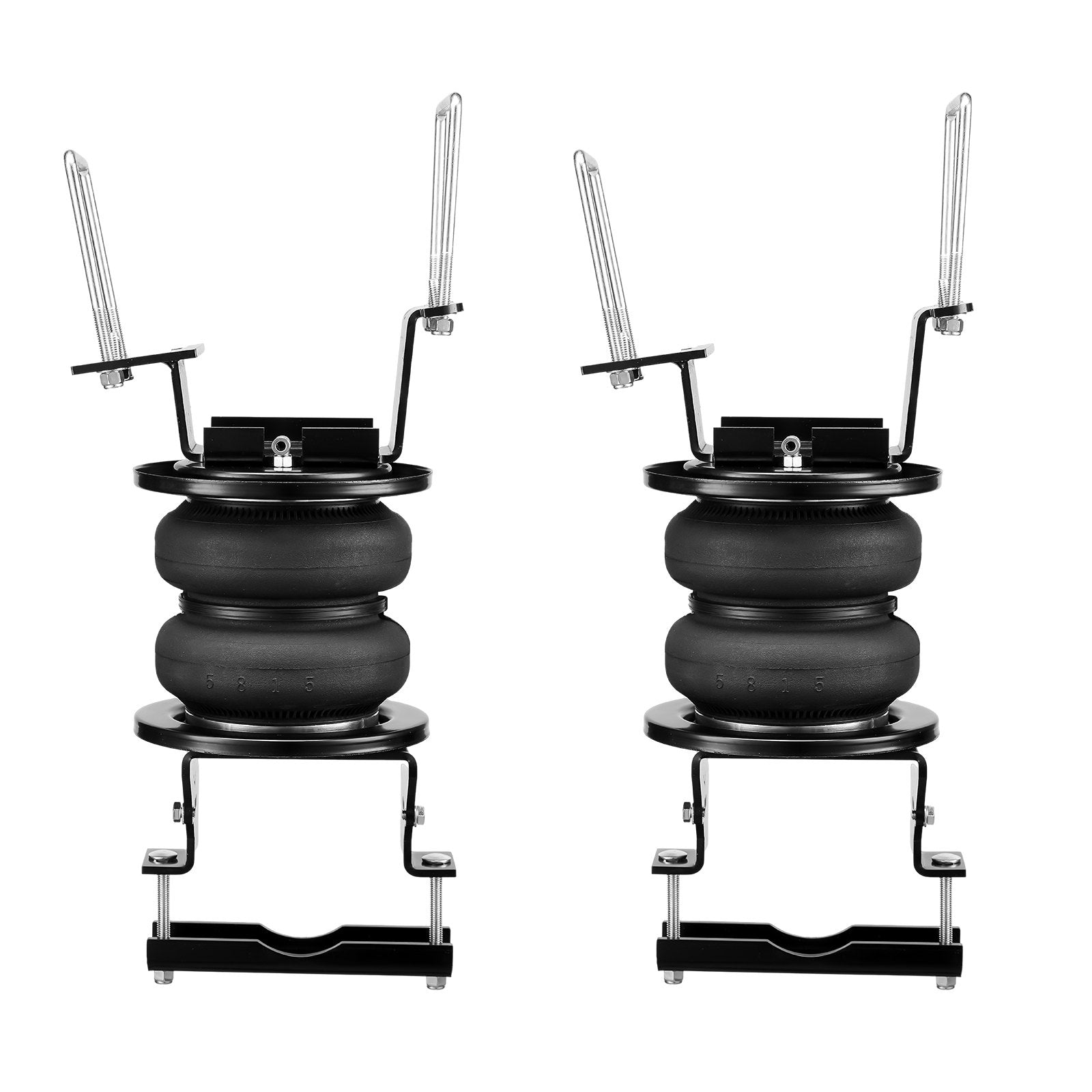 VEVOR Air Bag Suspension Kit, Air Springs Suspension Bag Kit Compatible with 2011-2019 Chevrolet Silverado 2500/3500HD and GMC Sierra 2500/3500HD 4WD RWD, 5000 lbs Loading, 5 to 100 PSI 9