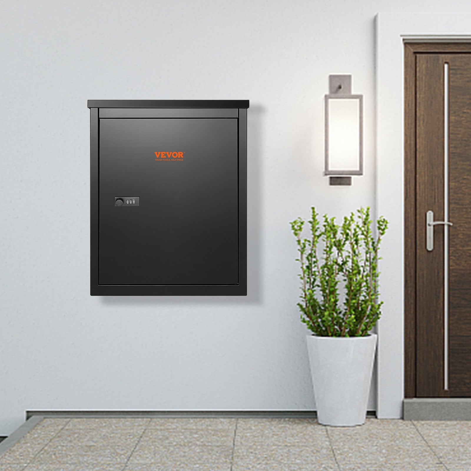 VEVOR Package Delivery Boxes for Outside 15.4" x 10.6" x 20.5" with Coded Lock 8