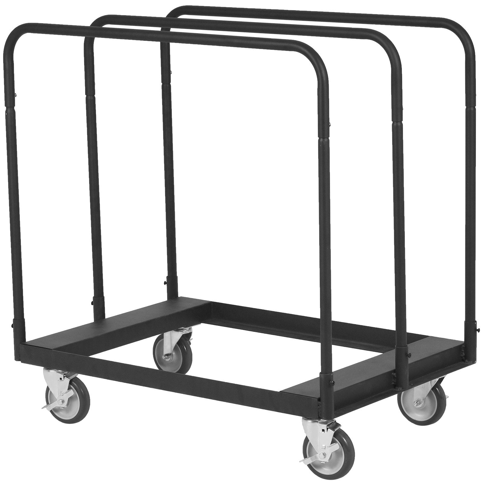 VEVOR Drywall Cart, 1500 LBS Panel Dolly Cart with 36.02" x 24.02" Deck and 5" Swivel Wheels, Heavy-Duty Drywall Sheet Cart, Handling Wall Panel, Sheetrock, Lumber, for Garage, Home, Warehouse 9