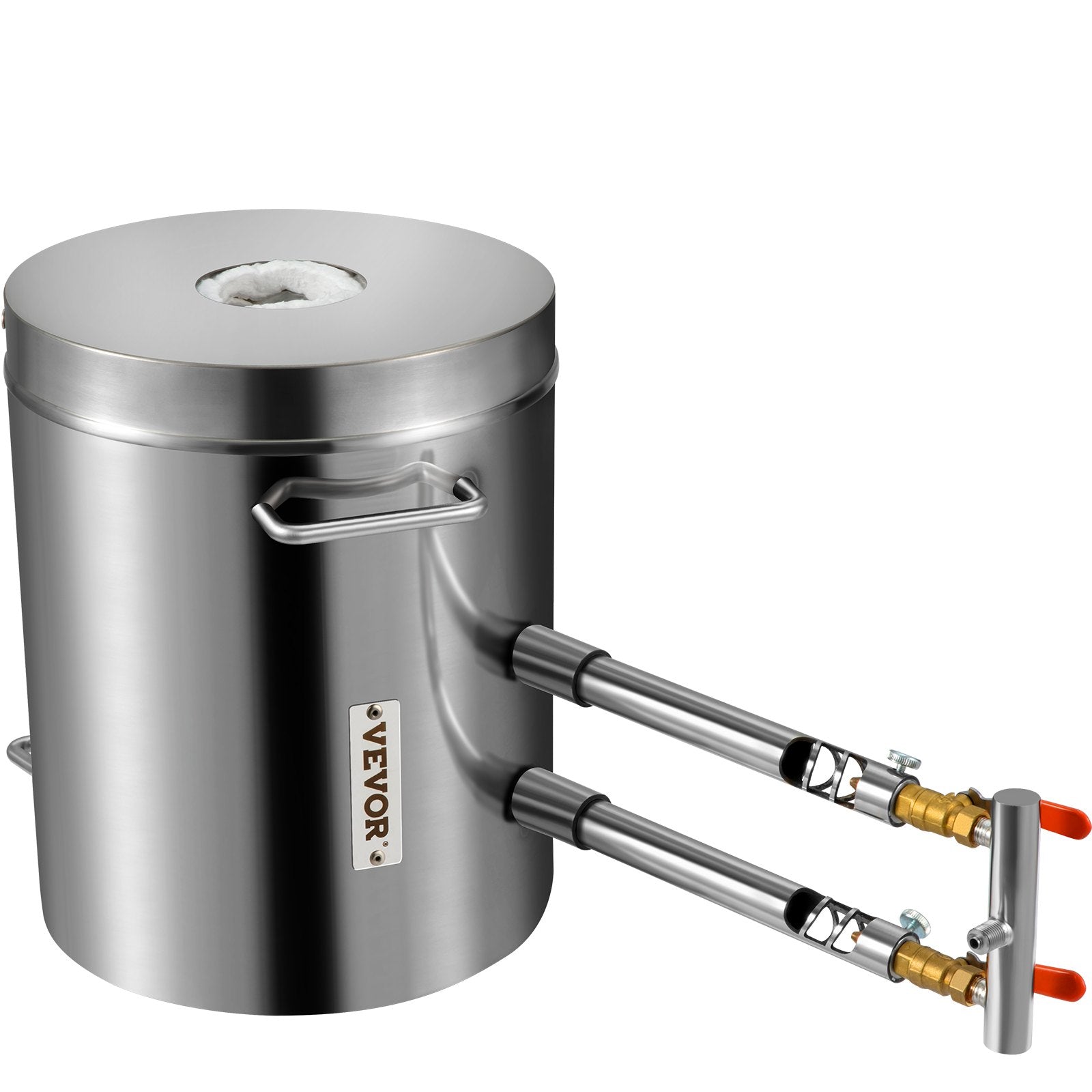 VEVOR 12KG Propane Smelting Furnace Kit Melting Furnace Double Burners 2700℉ 9