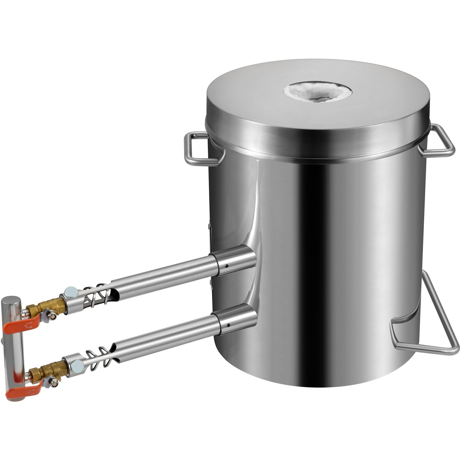 VEVOR 12KG Propane Smelting Furnace Kit Melting Furnace Double Burners 2700℉ 10