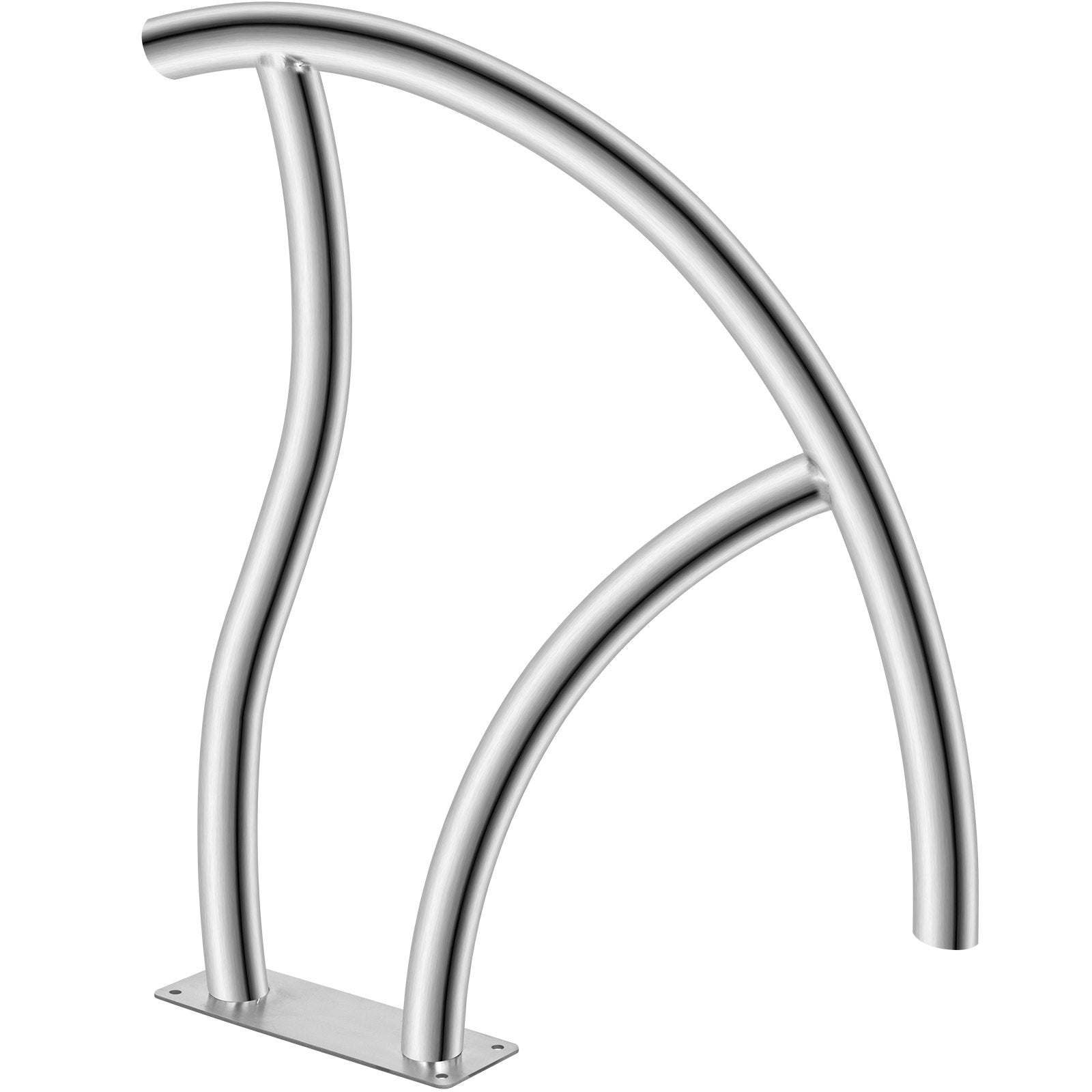 VEVOR Pool Handrail, 30" x 30" Swimming Pool Stair Rail, 2 PCs Stainless Steel Stair Pool Hand Rail Rated 375lbs Load Capacity, Pool Rail with Quick Mount Base Plate, and Complete Mounting Accessories 11