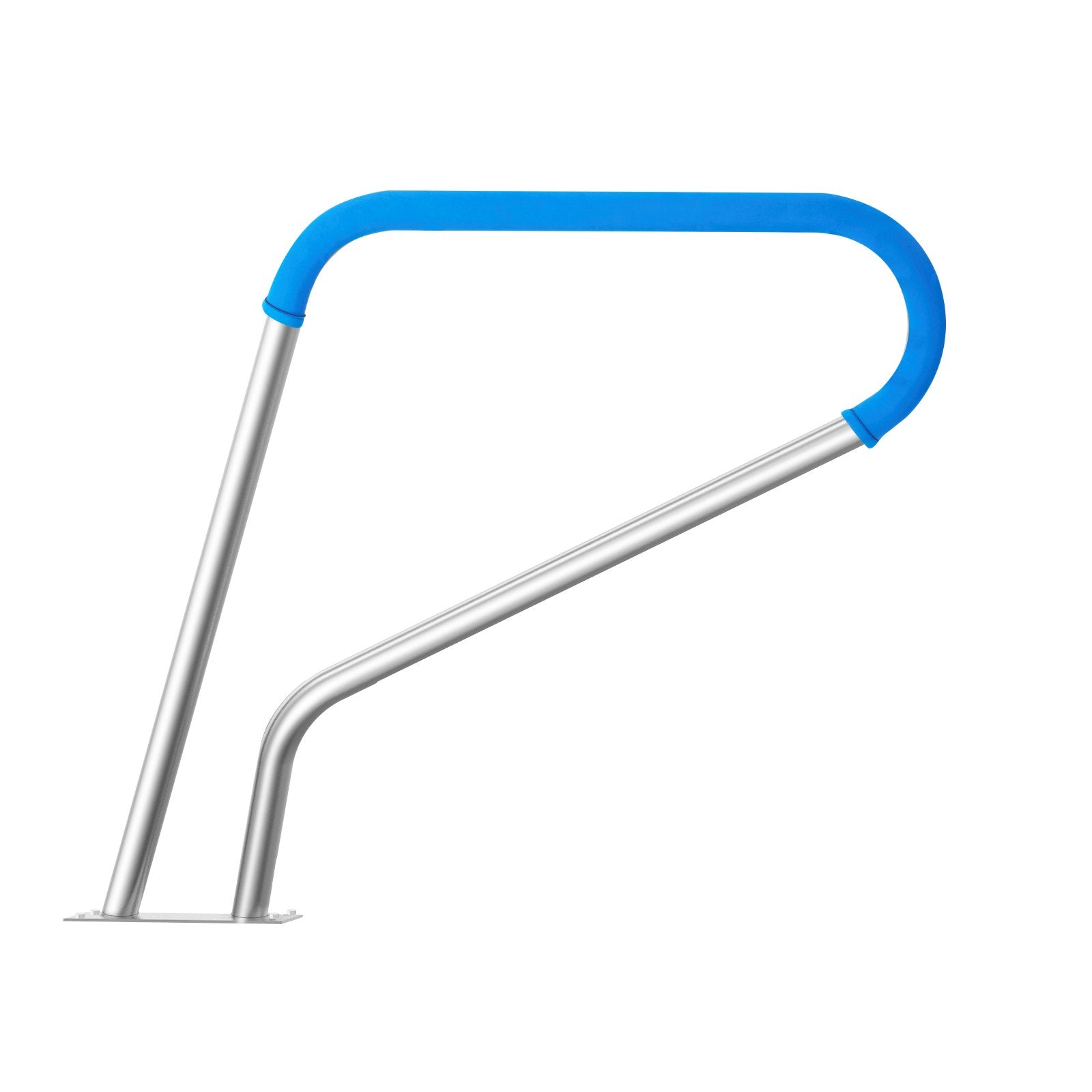 VEVOR Pool Handrail 39 x 32 inch Stainless Steel with Base Plate for Spas 9