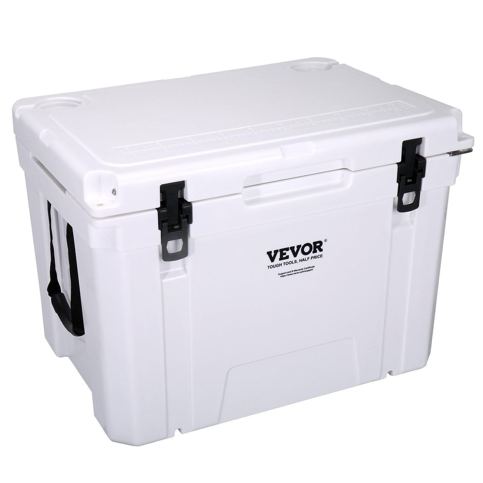 VEVOR Insulated Portable Cooler, 65 qt, Holds 65 Cans, Ice Retention Hard Cooler with Heavy Duty Handle, Ice Chest Lunch Box for Camping, Beach, Picnic, Travel, Outdoor, Keeps Ice for up to 6 Days 11