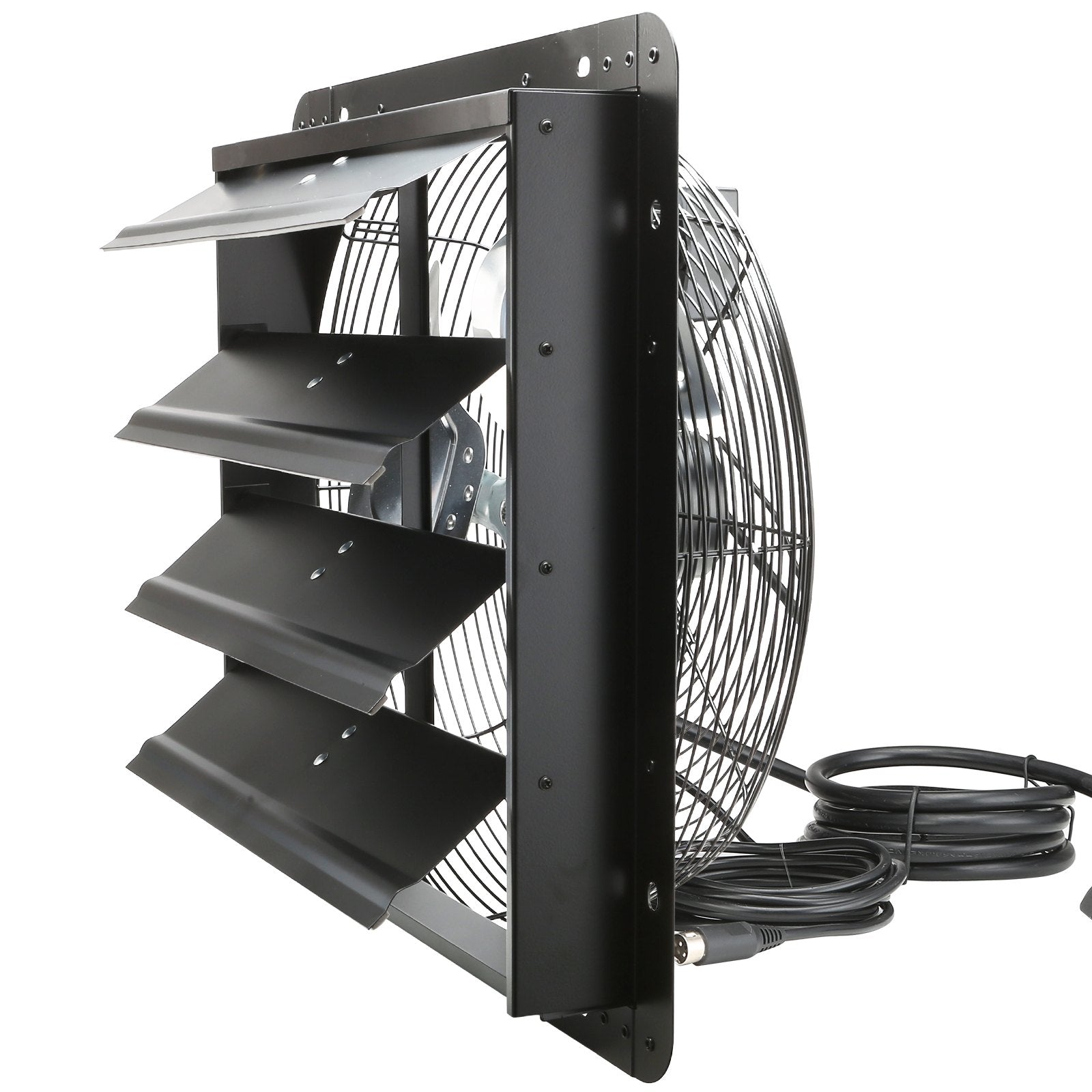VEVOR Shutter Exhaust Fan, 406 mm /16inch with Temperature Humidity Controller