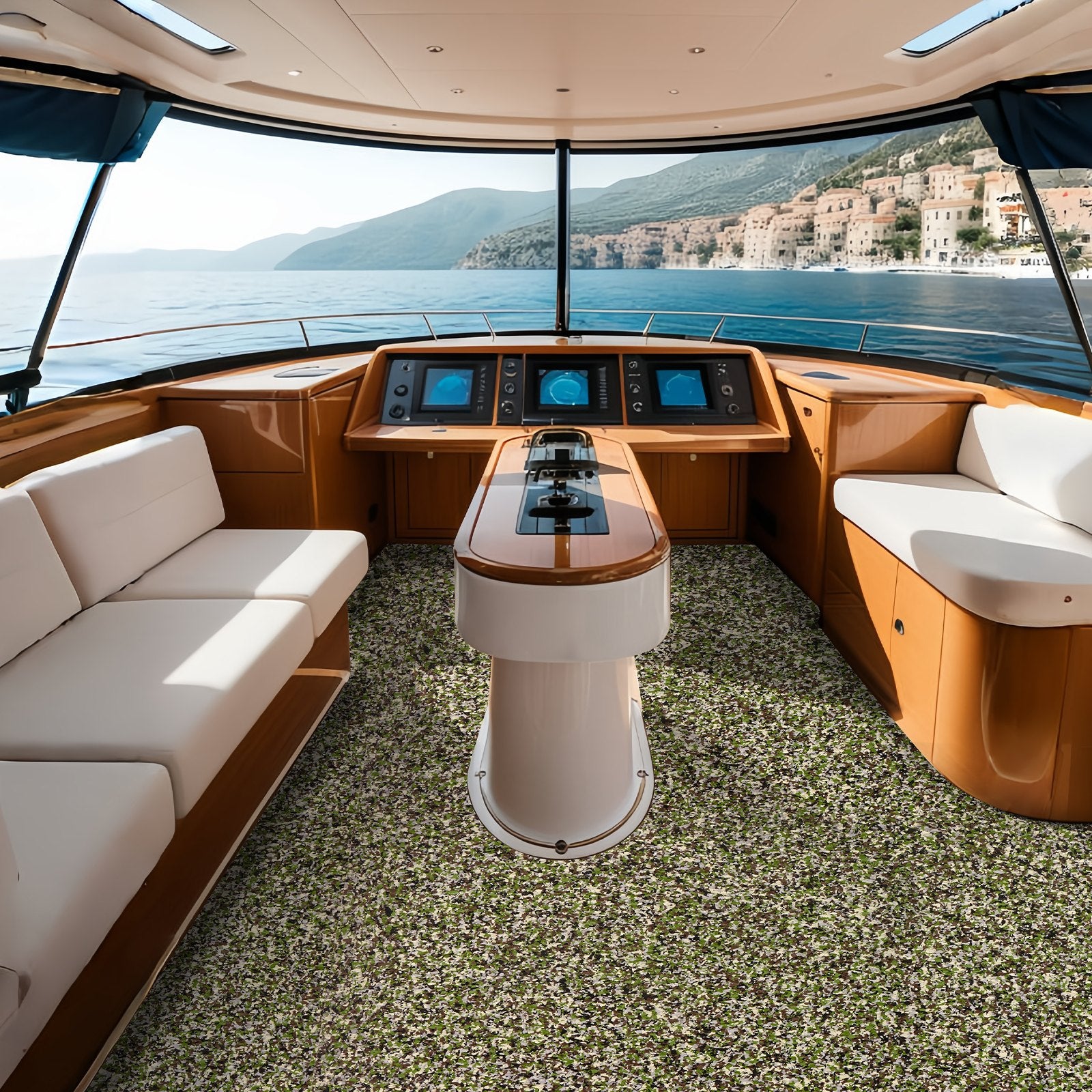 VEVOR Boat Flooring, EVA Foam Boat Decking 94.5" x 35.4", Non-Slip Self-Adhesive Flooring, 23.2 sq.ft Marine Carpet for Boats, Yacht, Pontoon, Kayak Decking 8
