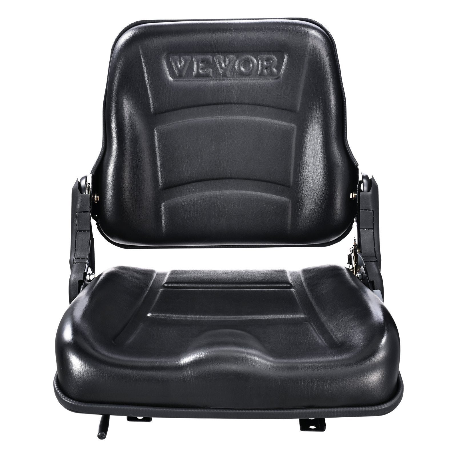 VEVOR Universal Forklift Seat, Fold Down Tractor Seat with Adjustable Angle Back and Micro Switch, 16-34 cm Extended Slot Comfortable Forklift Seat for Tractor Loader Excavator 8