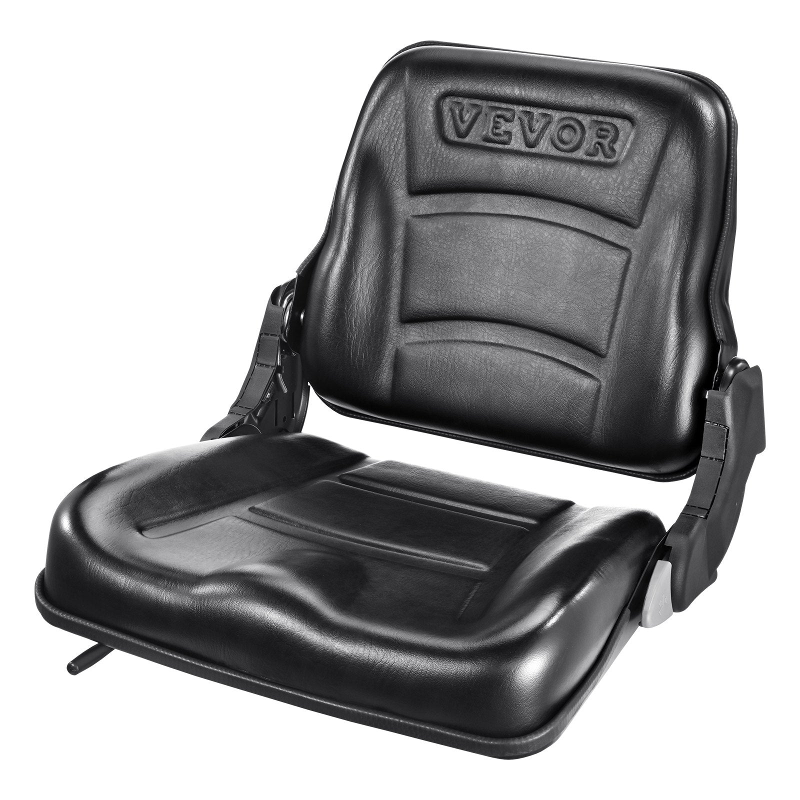 VEVOR Universal Forklift Seat, Fold Down Tractor Seat with Adjustable Angle Back and Micro Switch, 16-34 cm Extended Slot Comfortable Forklift Seat for Tractor Loader Excavator 9
