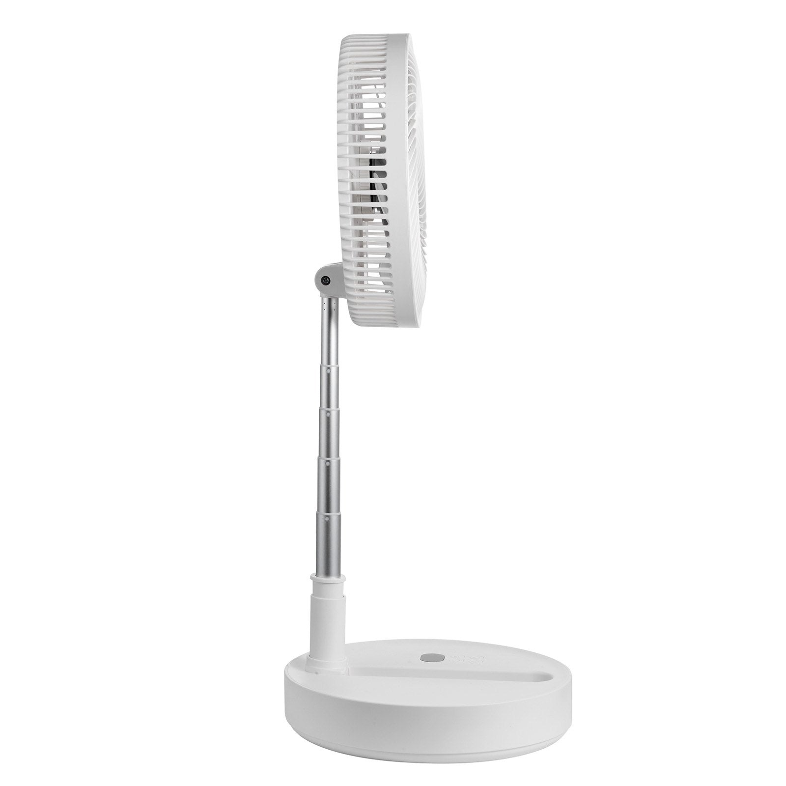 VEVOR 12 Inch Foldable Oscillating Standing Fan with Remote Control, 4 Speed Adjustable Portable Desk Quiet Fan, 7200mah Rechargeable USB Small Fan, Folded Rotating Floor Fan for Bedroom Office Travel 9