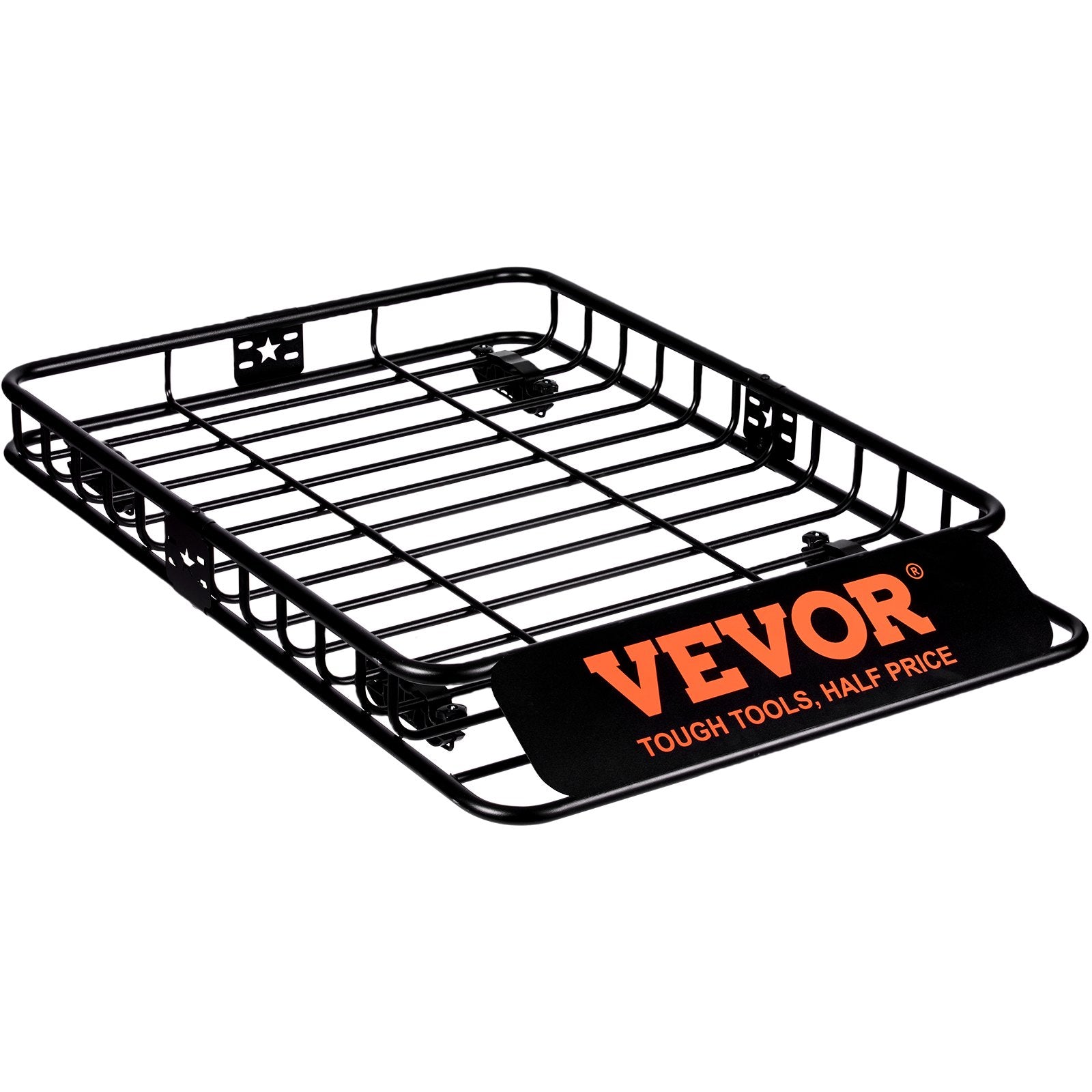 VEVOR Roof Rack Cargo Basket 200 LBS Capacity 46"x36"x4.5" for SUV Truck Cars