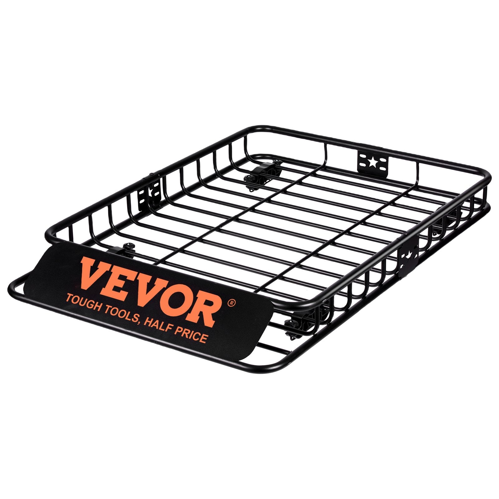 VEVOR Roof Rack Cargo Basket 200 LBS Capacity 46"x36"x4.5" for SUV Truck Cars 9