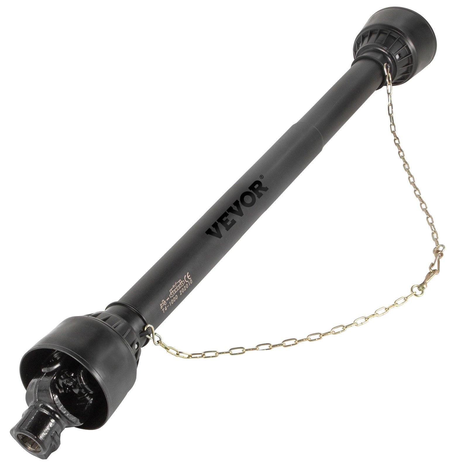 VEVOR PTO Shaft PTO Drive Shaft 1-3/8" x 6 Spline Ends Round End T4 43"-61" 8