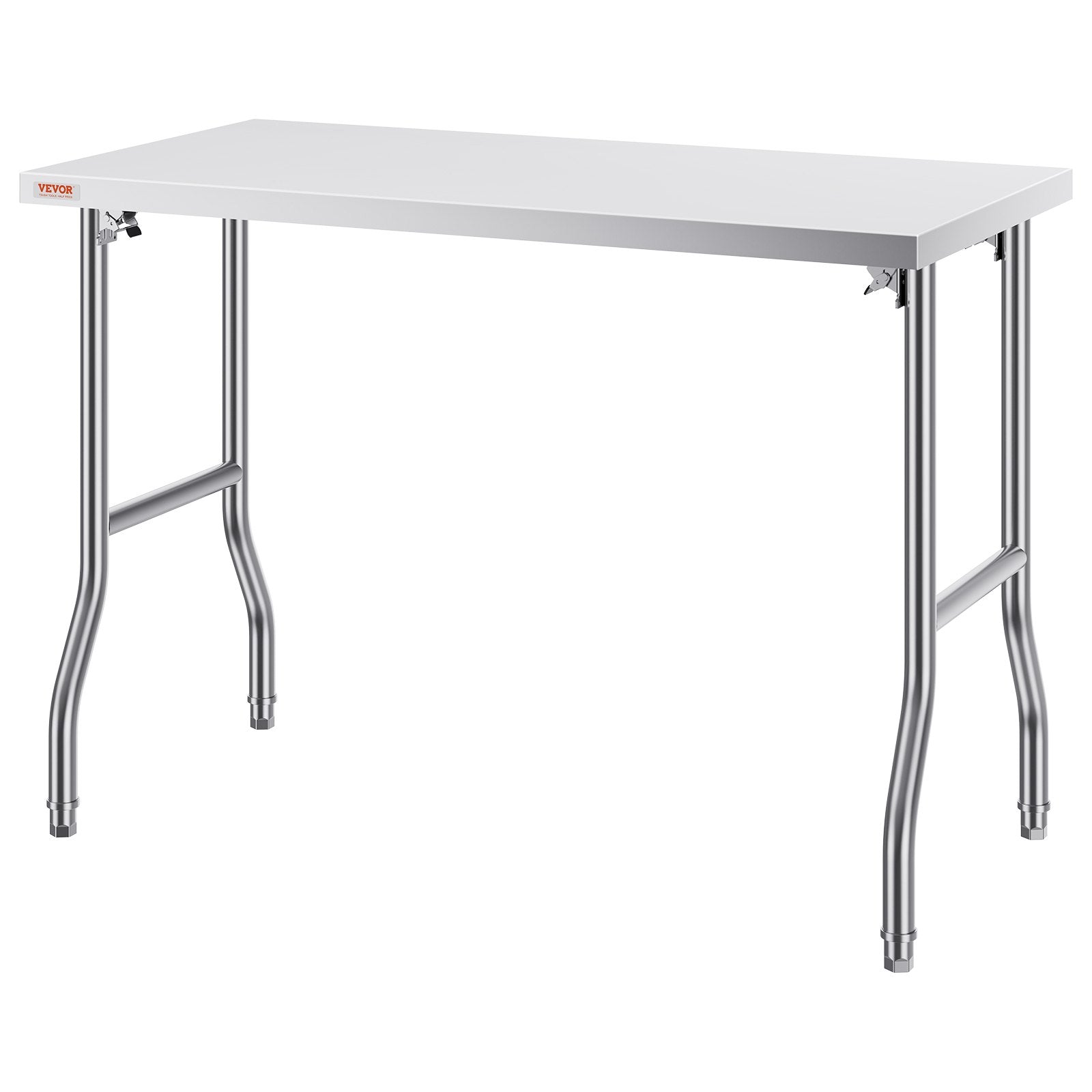 VEVOR Stainless Steel Kitchen Bench Folding Commercial Prep Table 1220x610 mm 9